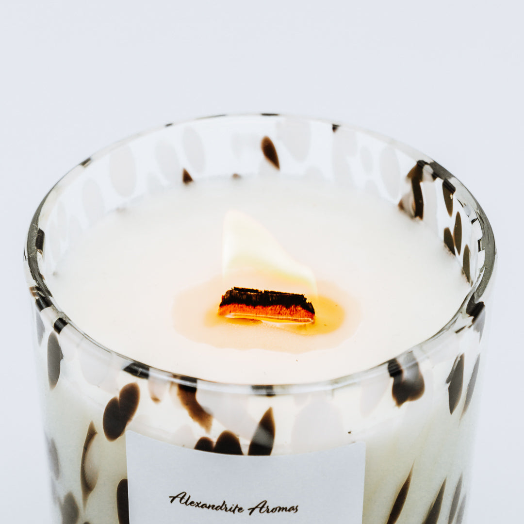 Lindenwood and Vanilla - Confetti Glass Vogue Candle