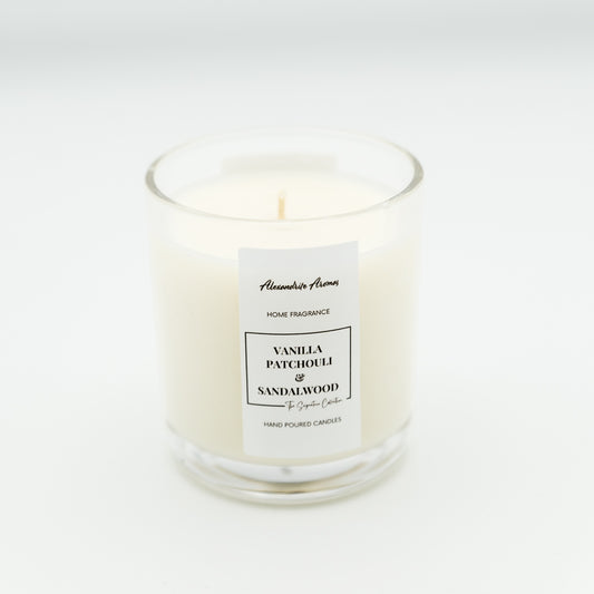 Vanilla, Patchouli and Sandalwood - Vogue Candle