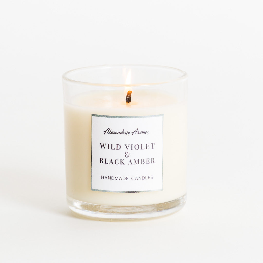Wild Violet and Black Amber - Vogue Candle